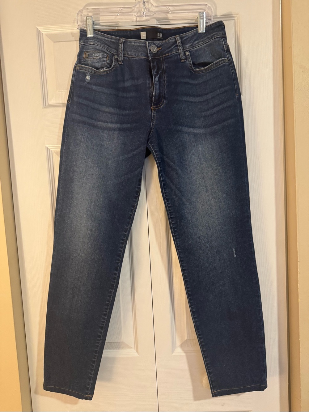 KUT From The Kloth Dark Wash Straight Leg Jeans Size 10
